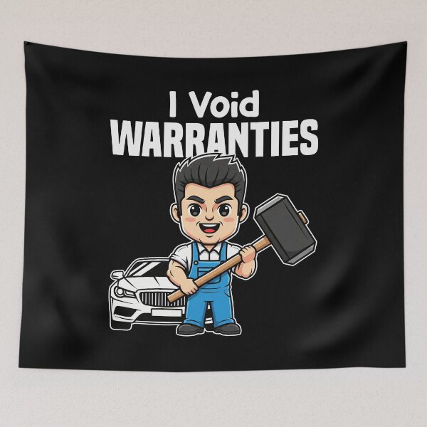 Item preview, I VOID WARRANTIES - MECHANIC designed and sold by KEF Custom.