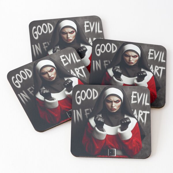 Item preview, Rebel Nun Santa Glove Heart designed and sold by Voodoo Store Paranormal Collections.