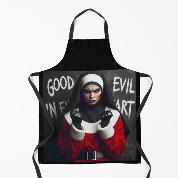 Item preview, Rebel Nun Santa Glove Heart designed and sold by Voodoo Store Paranormal Collections.