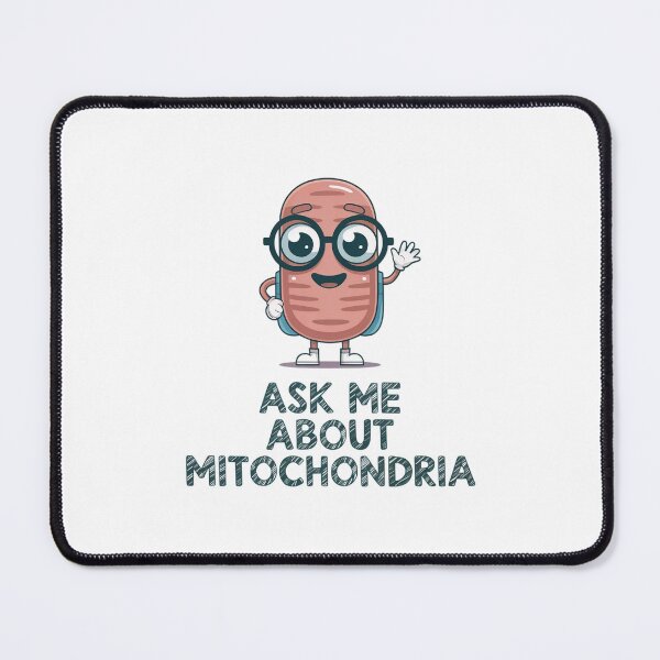 Item preview, Ask Me About Mitochondria – Fun Biology Science  designed and sold by MagicWander.