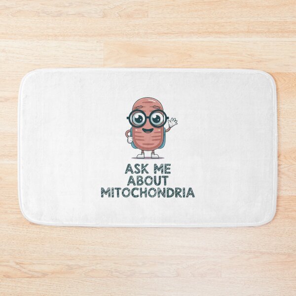 Item preview, Ask Me About Mitochondria – Fun Biology Science  designed and sold by MagicWander.
