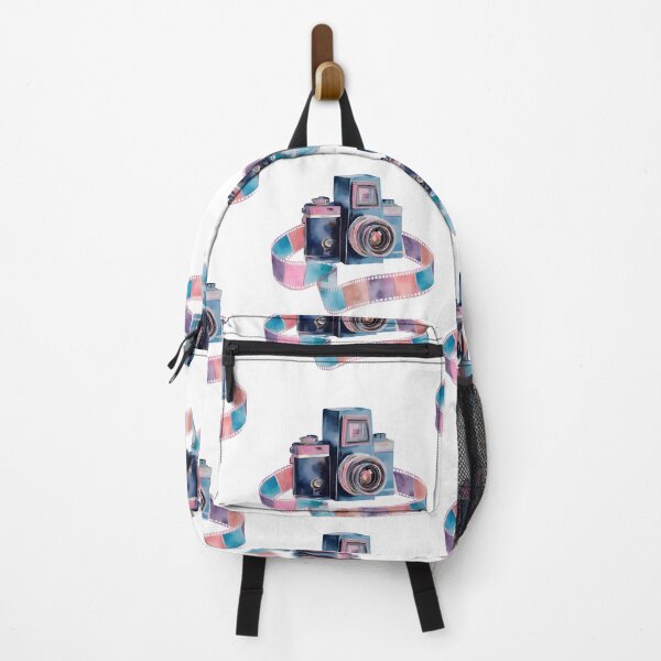Item preview, Vintage Camera with Film Roll – Retro Photography Art designed and sold by Kollibri.