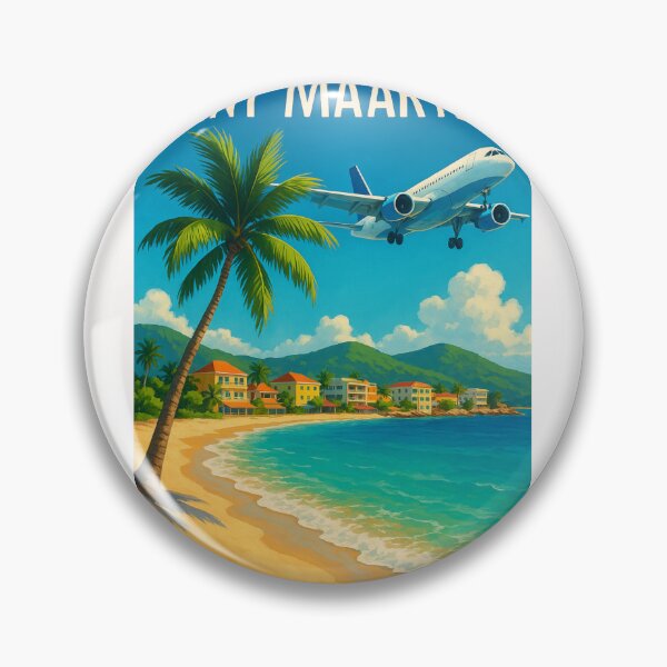Item preview, Maho Beach Landing, Sint Maarten designed and sold by Places On Earth.