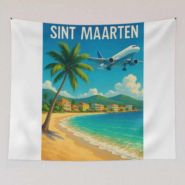 Item preview, Maho Beach Landing, Sint Maarten designed and sold by Places On Earth.