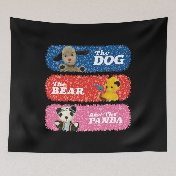 Item preview, Sooty Sweep & Soo The Dog The Bear & The Panda designed and sold by All-And-Every.