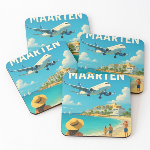 Item preview, Beachgoers at Maho Beach, Sint Maarten designed and sold by Places On Earth.