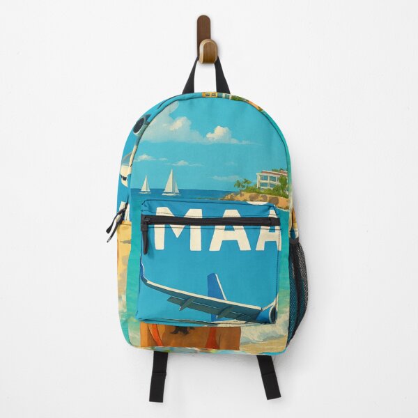 Item preview, Beachgoers at Maho Beach, Sint Maarten designed and sold by Places On Earth.