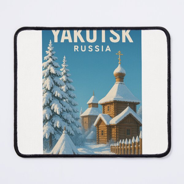 Item preview, Snowy Orthodox Chapel in Yakutsk, Russia designed and sold by Places On Earth.