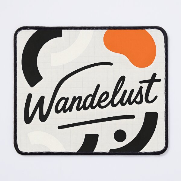 Item preview, Wanderlust Floral Script - Nature Typography designed and sold by PufftailStudio.