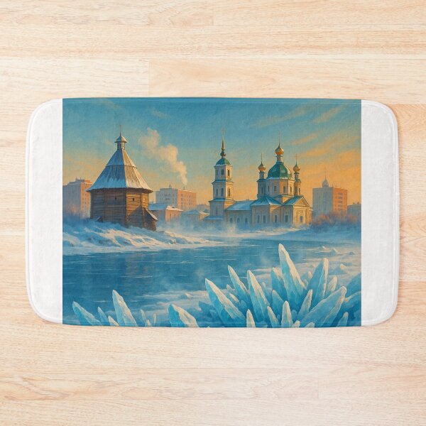Item preview, Frozen Cathedral View, Yakutsk, Russia designed and sold by Places On Earth.