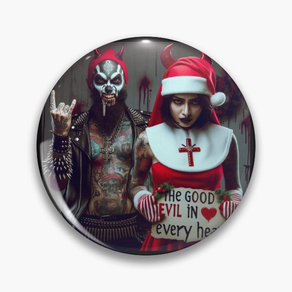 Item preview, Gothic Rebel Santa Nun Demon designed and sold by Voodoo Store Paranormal Collections.