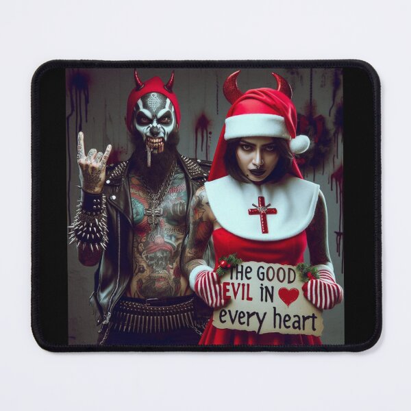 Item preview, Gothic Rebel Santa Nun Demon designed and sold by Voodoo Store Paranormal Collections.