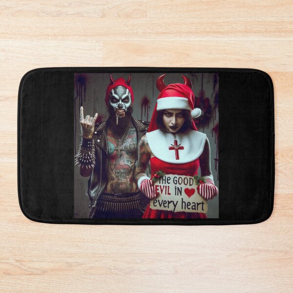 Item preview, Gothic Rebel Santa Nun Demon designed and sold by Voodoo Store Paranormal Collections.