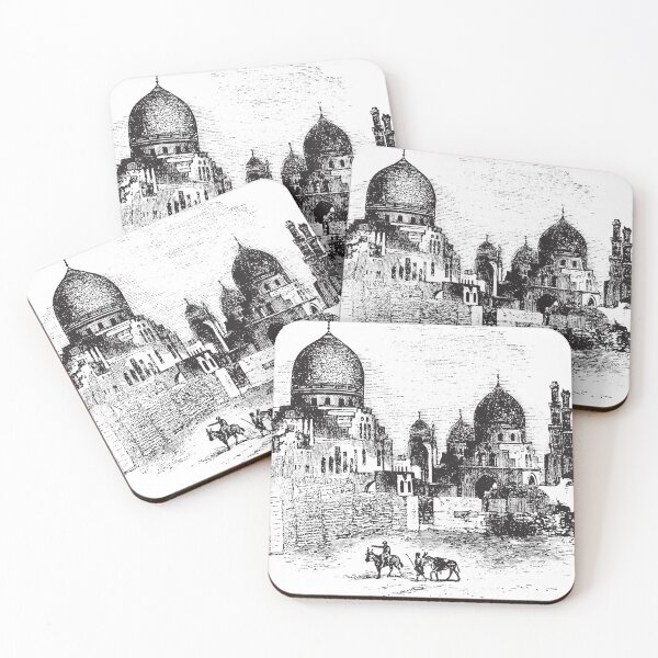 Item preview, Vintage Middle Eastern Architecture – Ancient Islamic City Illustration designed and sold by NorthernMan10.