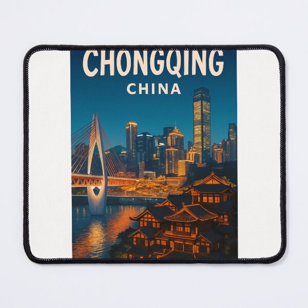 Item preview, Twilight Over Qiansimen Bridge, Chongqing designed and sold by Places On Earth.