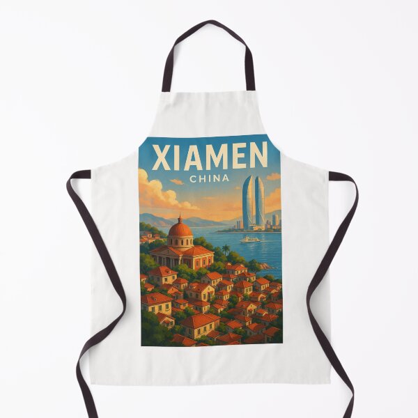 Item preview, Historic and Modern Skyline, Xiamen, China designed and sold by Places On Earth.