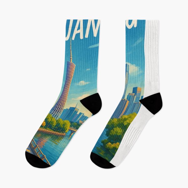 Item preview, Daytime Skyline and Pearl River, Guangzhou designed and sold by Places On Earth.