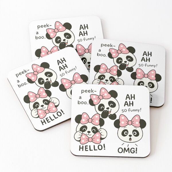 Item preview, Cute Funny Panda Expressions | Peekaboo Kawaii Animal designed and sold by graphicnew.