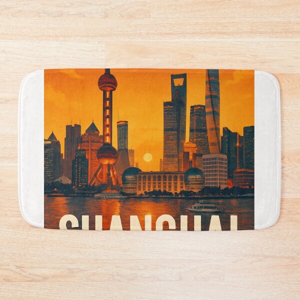 Item preview, Sunset Over Lujiazui Skyline, Shanghai designed and sold by Places On Earth.