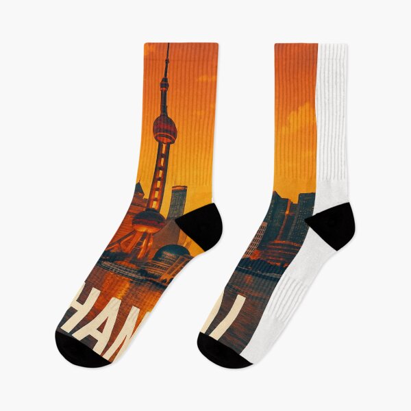 Item preview, Sunset Over Lujiazui Skyline, Shanghai designed and sold by Places On Earth.