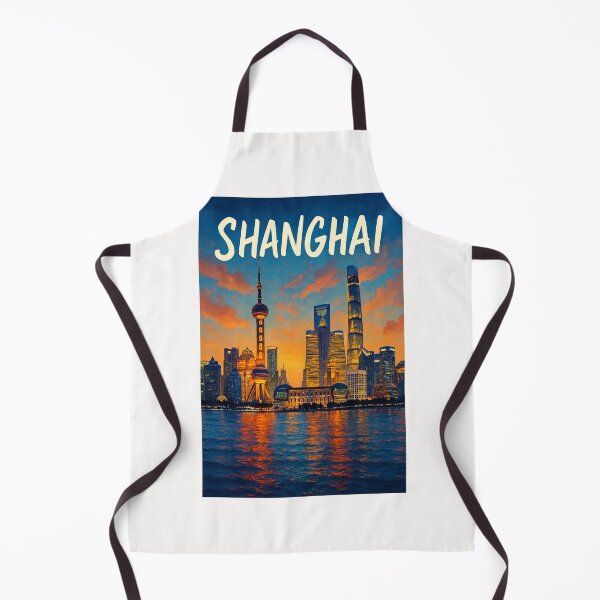 Item preview, Twilight Reflection on Shanghai’s Skyline designed and sold by Places On Earth.