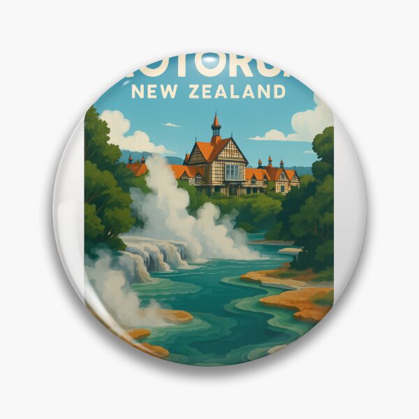 Item preview, Rotorua Geothermal Waters and Museum designed and sold by Places On Earth.