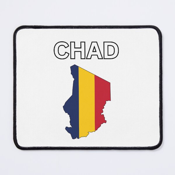 Item preview, Chad flag map designed and sold by atomstartup.