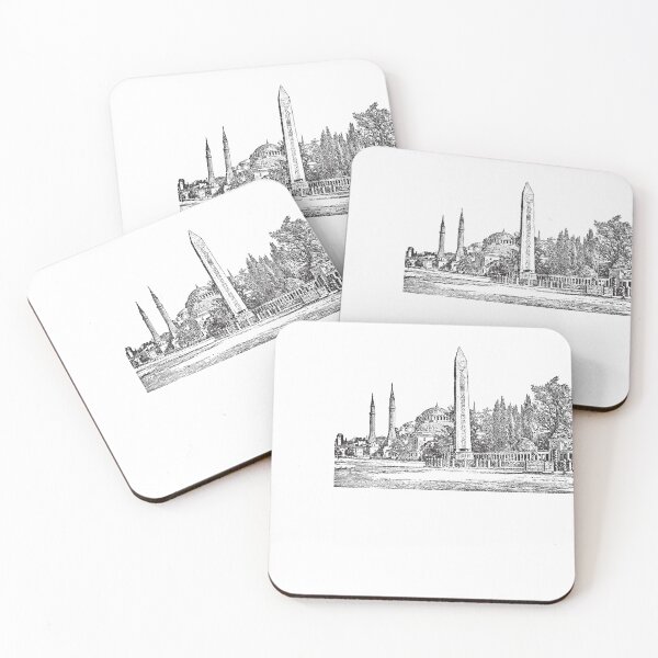 Item preview, Hagia Sophia Istanbul – Vintage Sketch Style Historical Landmark Art designed and sold by NorthernMan10.