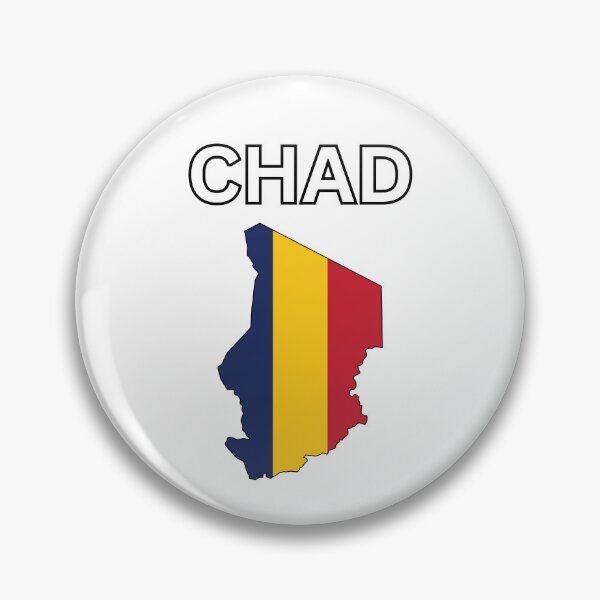 Item preview, Chad flag map designed and sold by atomstartup.