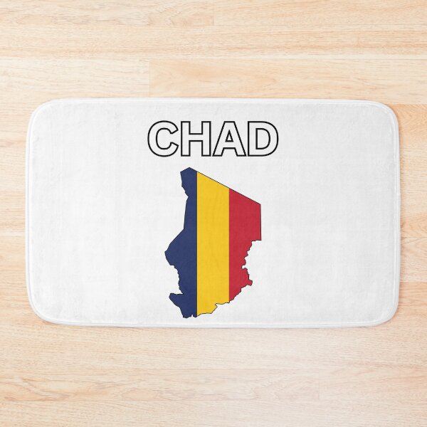 Item preview, Chad flag map designed and sold by atomstartup.