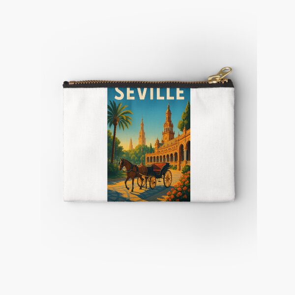 Item preview, Horse Carriage at Plaza de España, Seville designed and sold by Places On Earth.