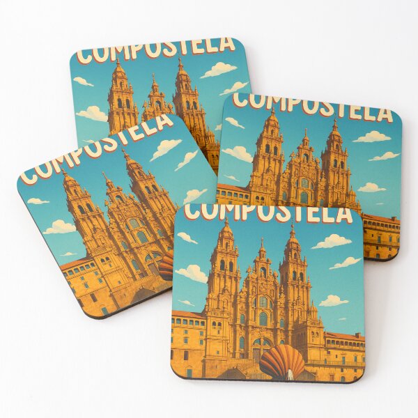 Item preview, Cathedral Fountain View, Santiago de Compostela designed and sold by Places On Earth.