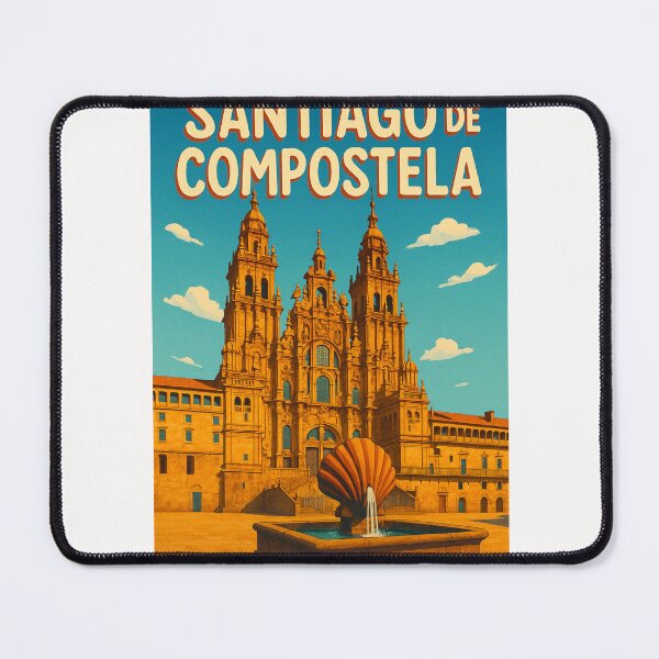Item preview, Cathedral Fountain View, Santiago de Compostela designed and sold by Places On Earth.