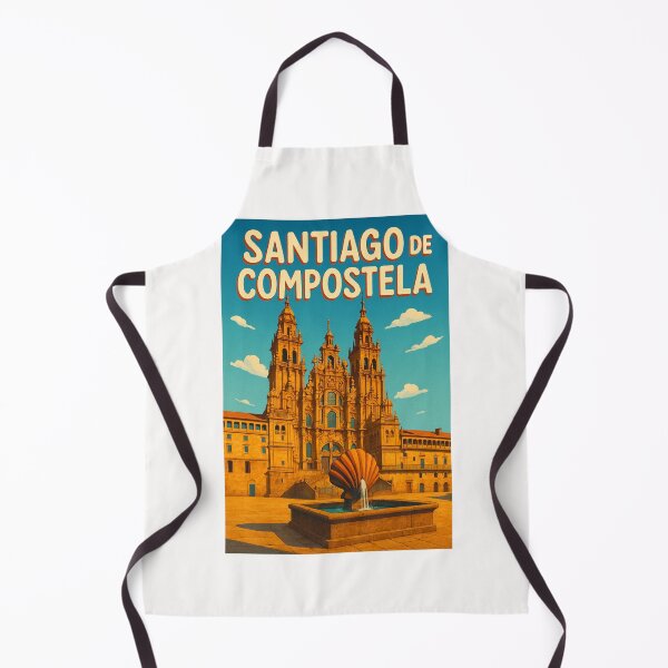 Item preview, Cathedral Fountain View, Santiago de Compostela designed and sold by Places On Earth.