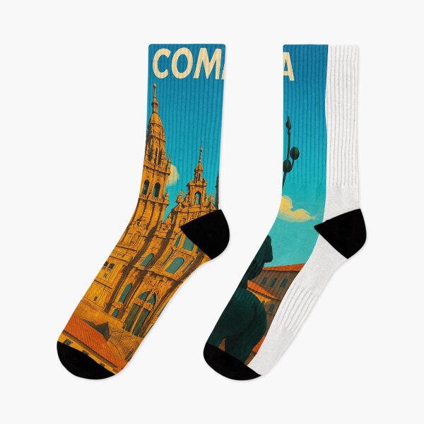 Item preview, Pilgrim Arrival at Santiago de Compostela Cathedral designed and sold by Places On Earth.