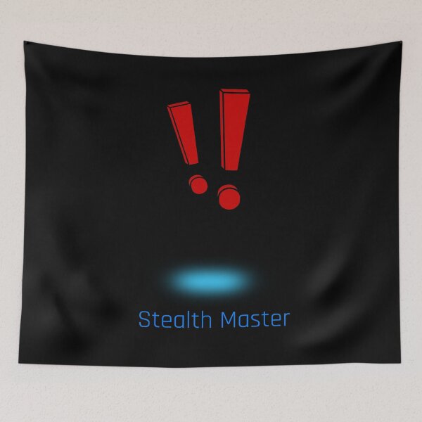 Item preview, MGS Exclamation Stealth Alert T-Shirt with Stealth Master designed and sold by BatonAndInk.