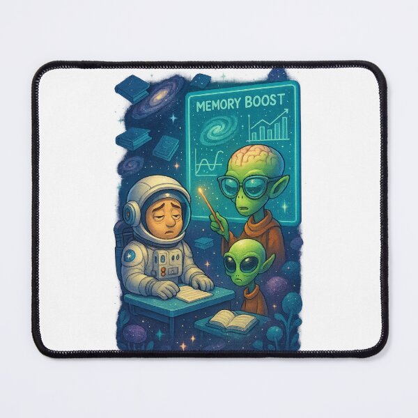 Item preview, Galactic Memory Class: Alien vs. Sleepy Human designed and sold by HEERMANArt.