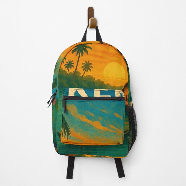Item preview, Kerala Backwaters at Sunset with Houseboat designed and sold by Places On Earth.