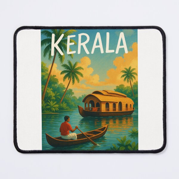 Item preview, Morning Calm on Kerala’s Backwater Channels designed and sold by Places On Earth.