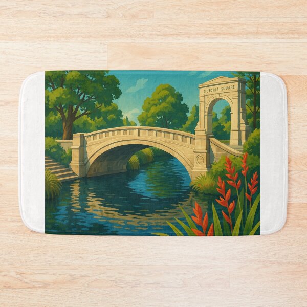 Item preview, Christchurch Victoria Square Bridge in Spring designed and sold by Places On Earth.