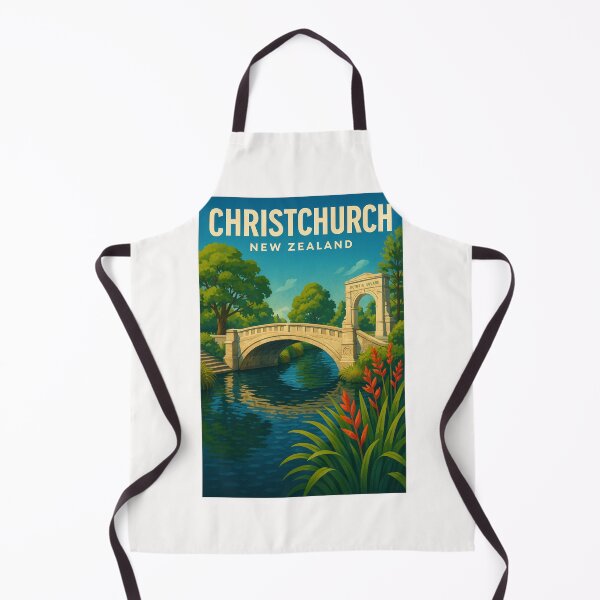 Item preview, Christchurch Victoria Square Bridge in Spring designed and sold by Places On Earth.