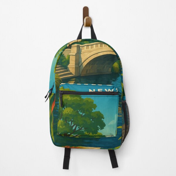 Item preview, Christchurch Victoria Square Bridge in Spring designed and sold by Places On Earth.