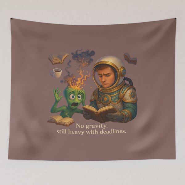 Item preview, Zero-G Study Squad designed and sold by HEERMANArt.
