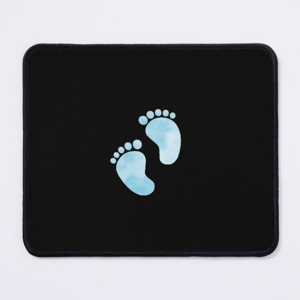 Item preview, Little Blue Steps – Watercolor Baby Footprints designed and sold by Bellassi.