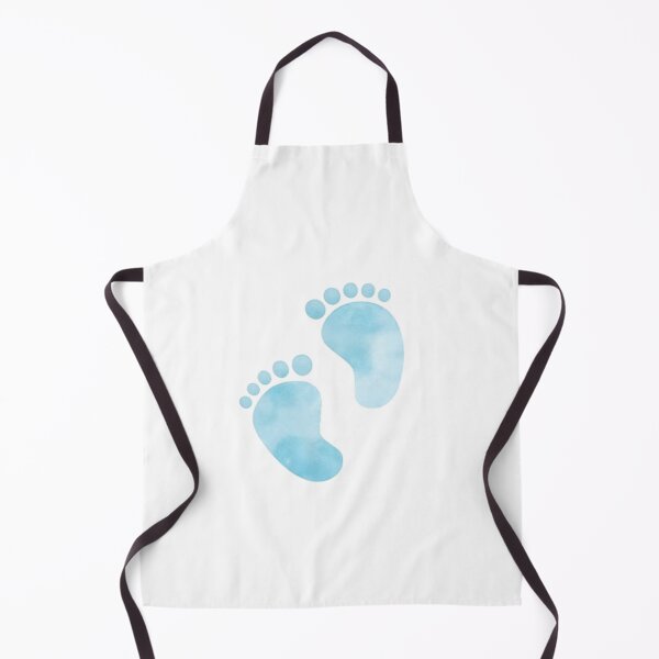 Item preview, Little Blue Steps – Watercolor Baby Footprints designed and sold by Bellassi.