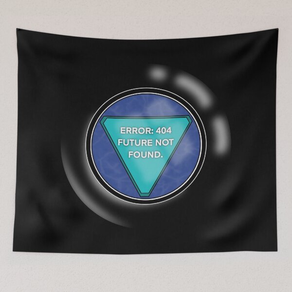 Item preview, Magic 8 Ball — Error: 404 Future Not Found designed and sold by Brett Winn Art.