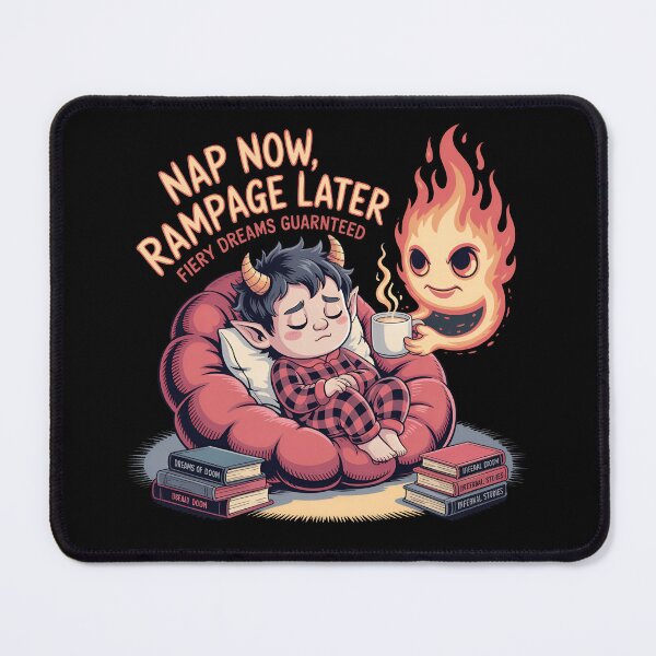 Item preview, Infernal Nap Mode designed and sold by NoFleshSupply.