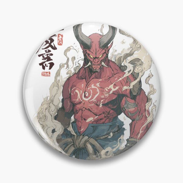 Item preview, Demonic Japanese Oni Demon Art designed and sold by bapupa.