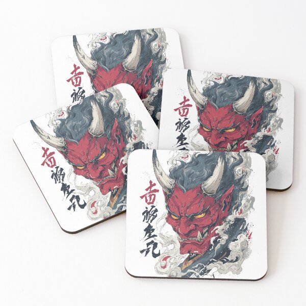 Item preview, Fearsome Japanese Oni Demon Art designed and sold by bapupa.