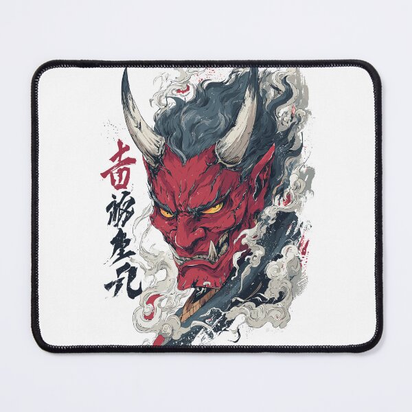 Item preview, Fearsome Japanese Oni Demon Art designed and sold by bapupa.